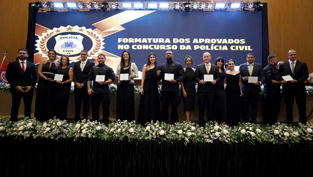 Formatura - policiais civis