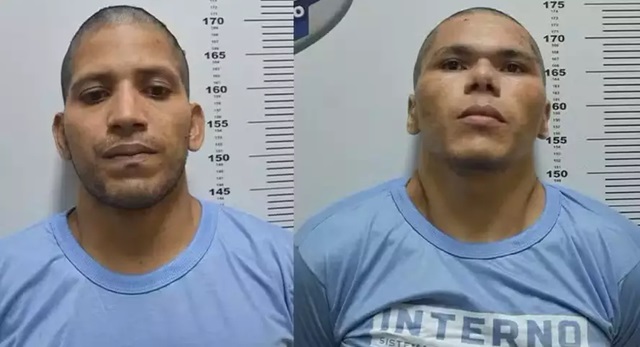 fugitivos do presídio de Mossoró, em foto após recaptura