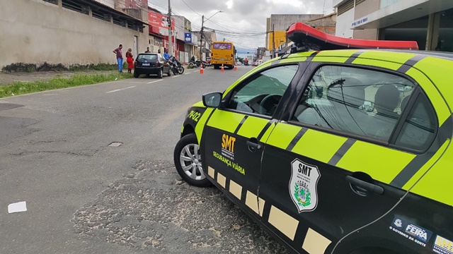 Acidente no bairro Queimadinha