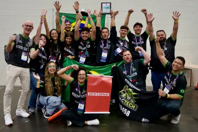 Brasil é campeão no Mundial de Robótica