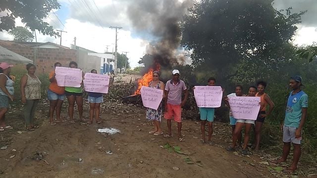 manifestação de moradores da zona rural