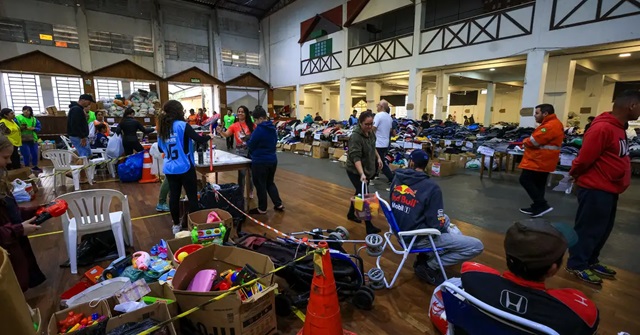 Temporais no Rio Grande do Sul - desabrigados