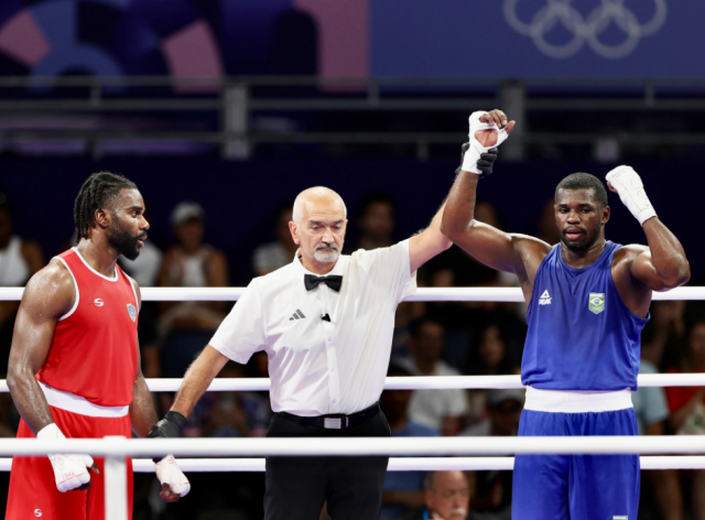 Boxeador Wanderley Pereira nos Jogos Olímpicos de Paris 2024