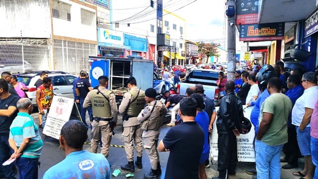 Homicídio no centro de Feira de Santana