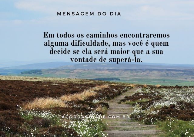 Que os Obstáculos Sejam Sempre Superados!