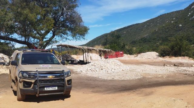 PM desmonta garimpo ilegal em Oliveira dos Brejinhos