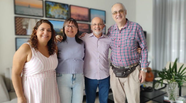 Equipe de coordenação do Congresso Pietro Ubaldi pessoa reunidas