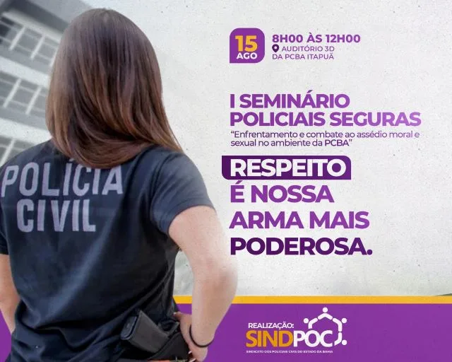 seminário policiais contra assédio moral e sexual