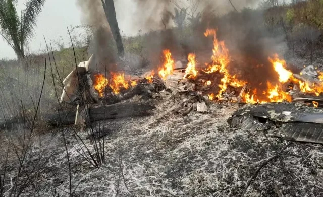 queda de avião no Mato Grosso