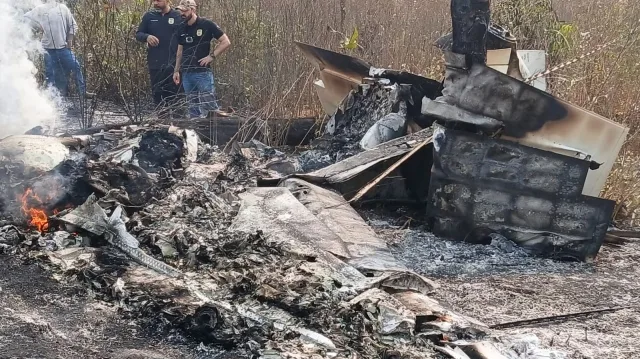 queda de avião no Mato Grosso