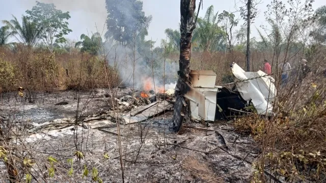 queda de avião no Mato Grosso