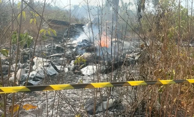 queda de avião no Mato Grosso