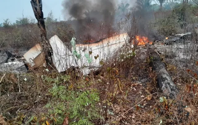 queda de avião no Mato Grosso